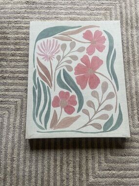 Target Floral abstract I by veronique charro: modern botanical 16x20